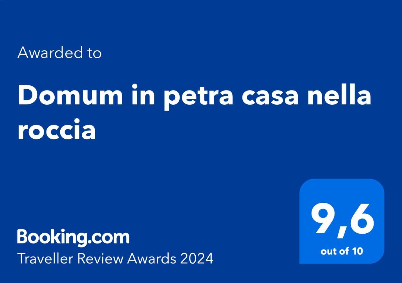 Domum In Petra Casa Nella Roccia Self Check - In Βίλα Μόντικα Εξωτερικό φωτογραφία